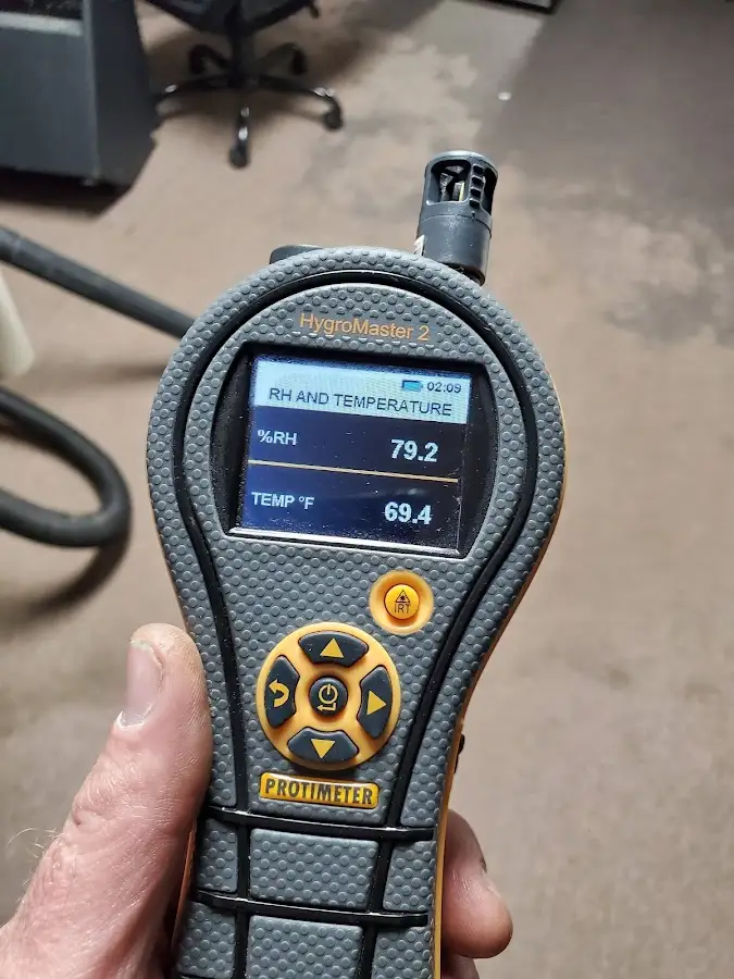 Moisture meter humidity assessment for Fire & Smoke Damage Restoration in Catalina